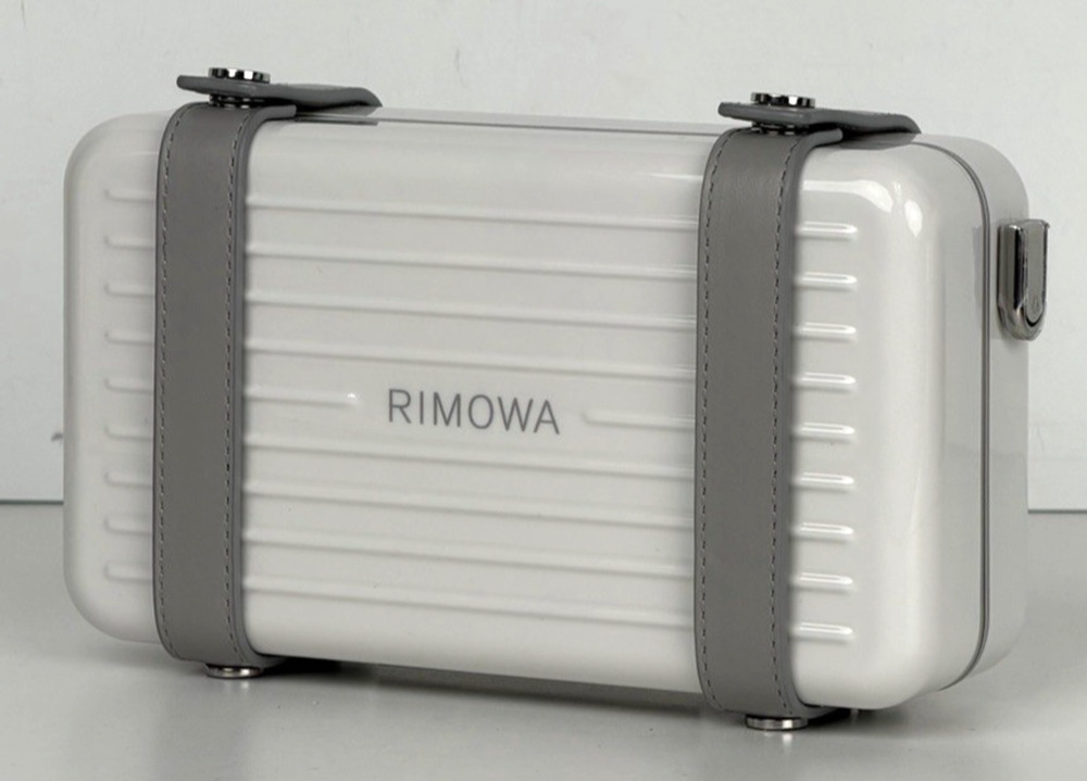Rimowa Personal Polycarbonate Cross-Body Mini Bag in White S-08